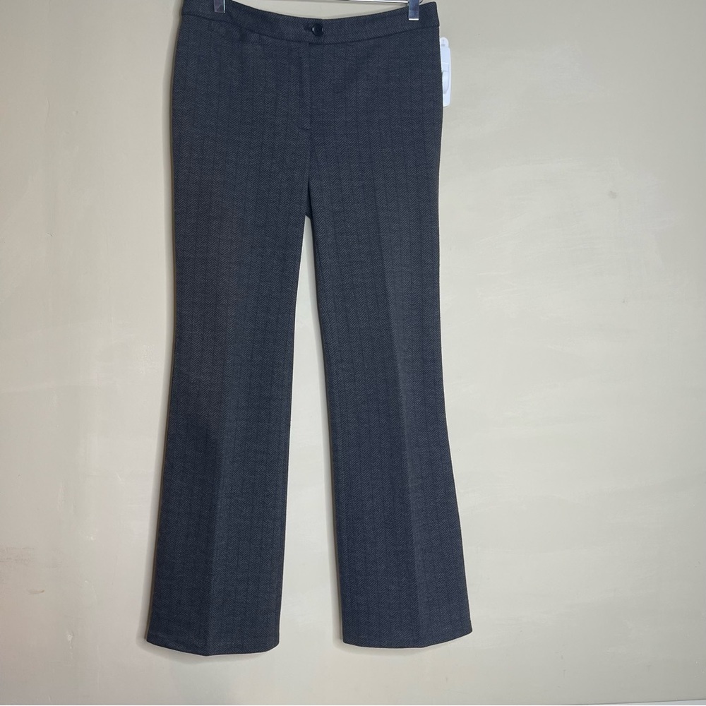 Talbots wool like dress pants grey tweed